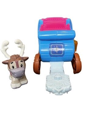 Fisher Price Little People Disney Frozen Kristoff Sleigh Sled with Sven